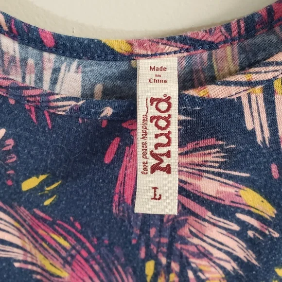 Mudd Laddar Braid Cutout Floral Maxi Dress Size 14 - Picture 11 of 13